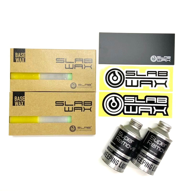SLAB WAX プレミアムセット SLAB WAX スノーボードワックスセット